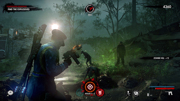 скриншот Zombie Army 4: Zombie Gentleman Dress Uniform Character 0