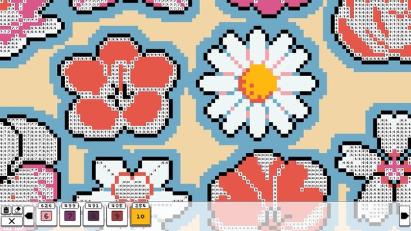 скриншот Coloring Pixels - Flowers Pack 3