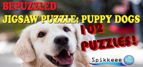 Bepuzzled Puppy Dog Jigsaw Puzzle Cover Image