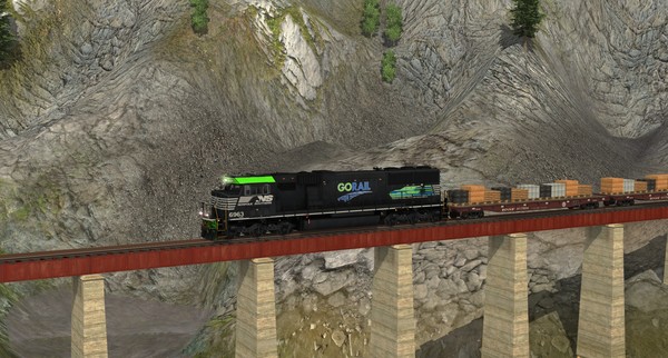 скриншот Trainz 2019 DLC - NS SD60E - 6963 GoRail 4