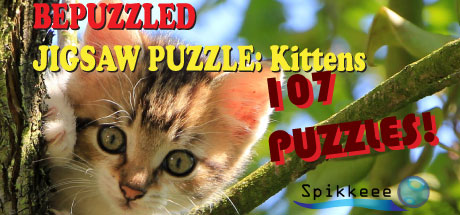 Bepuzzled Kittens Jigsaw Puzzle Cover Image