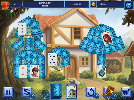 скриншот Fairytale Solitaire: Red Riding Hood 0