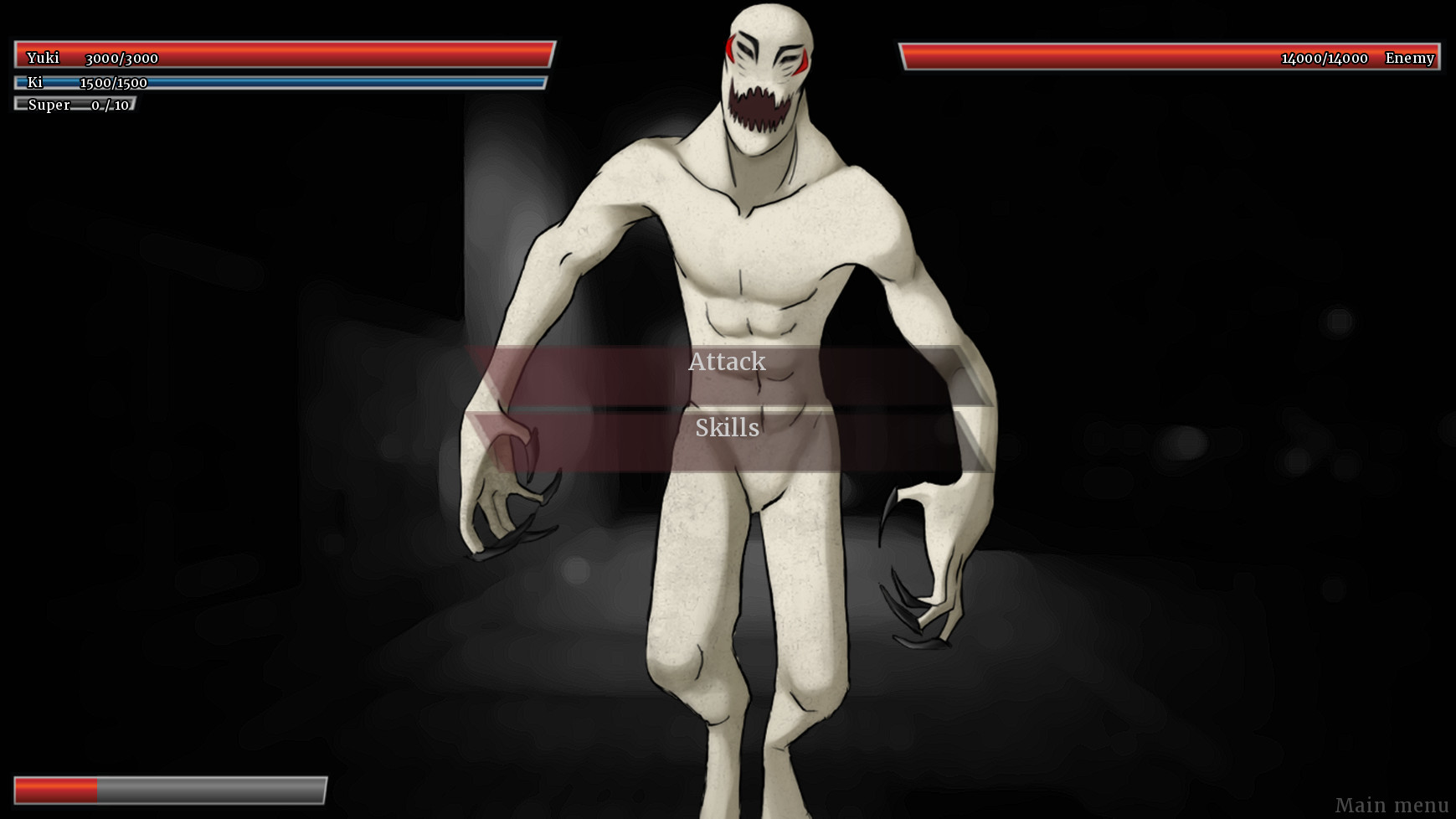 Winter's empty mask - Boss Rush screenshot screenshot 1