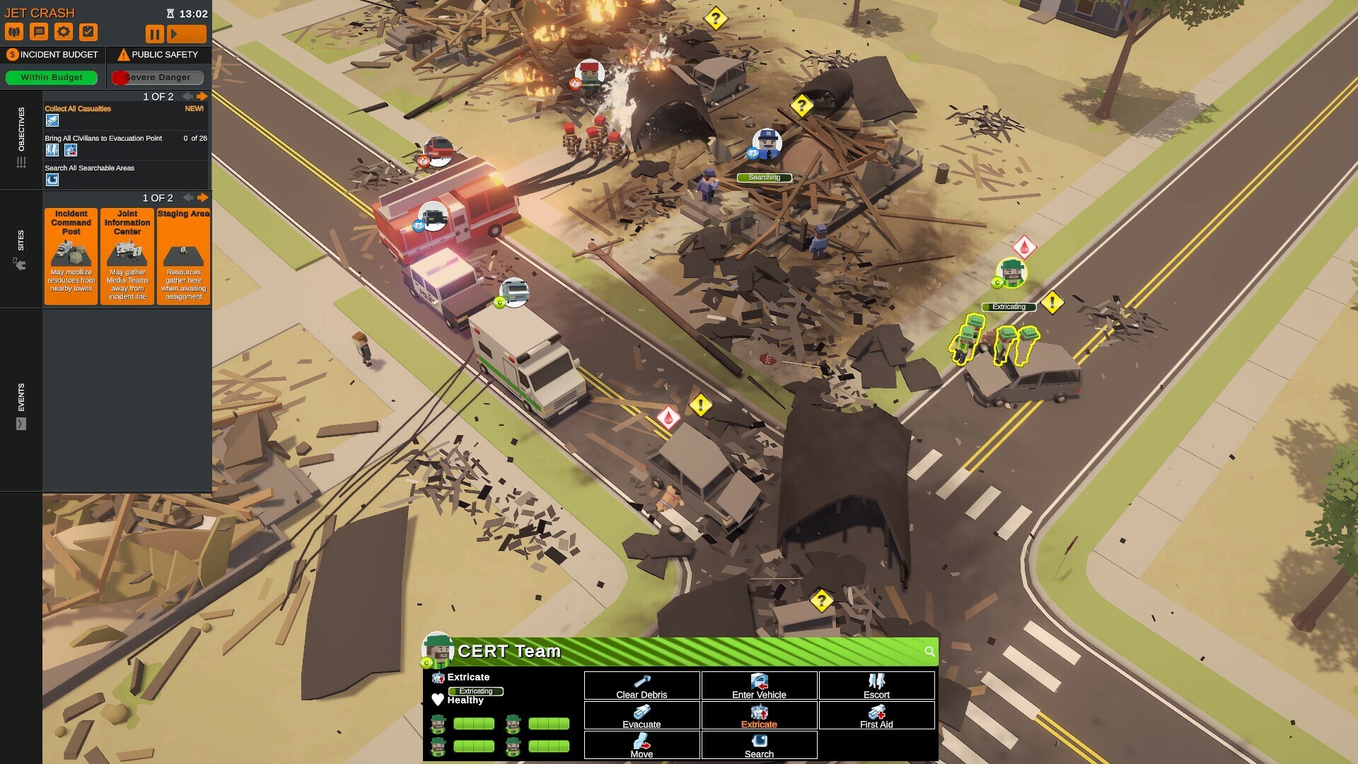 Incident game. Incident game