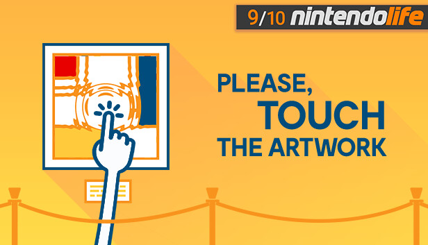 Imagen de la cápsula de "Please, Touch The Artwork" que utilizó RoboStreamer para las transmisiones en Steam