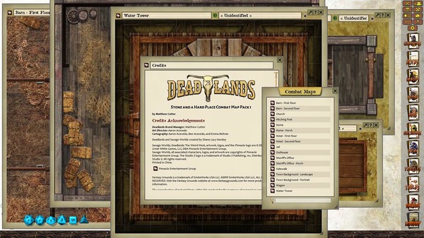 скриншот Fantasy Grounds - Stone and a Hard Place Combat Map Set 1 (Map Pack) 0