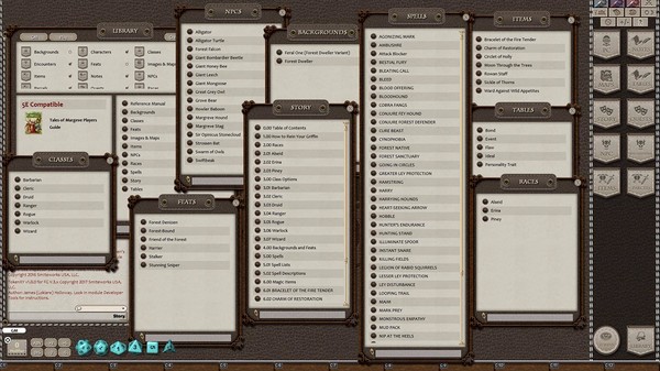 скриншот Fantasy Grounds - Margreve Player's Guide (5E) 4