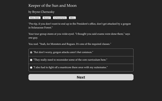 скриншот Keeper of the Sun and Moon 1