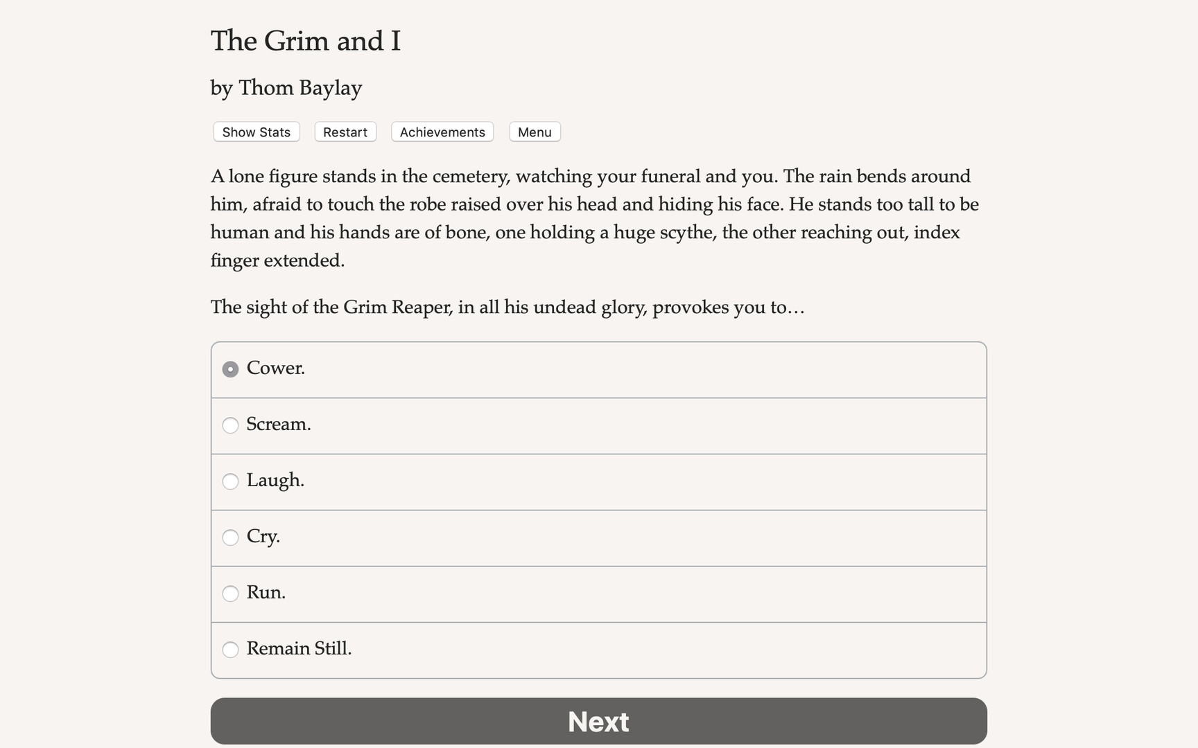 The Grim and I - Win/Mac/Linux - (Steam)