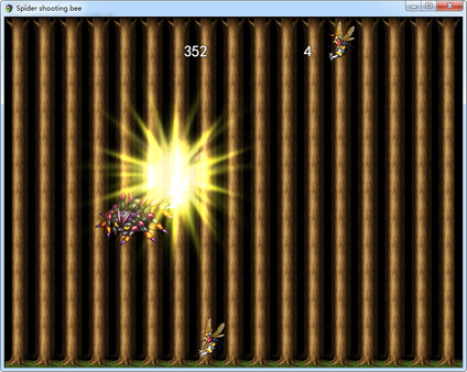скриншот Spider shooting bee 1