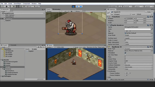 скриншот Teaching How to Create Video Games: 2D Isometric Games in Unity + C# - Chapter 01 4