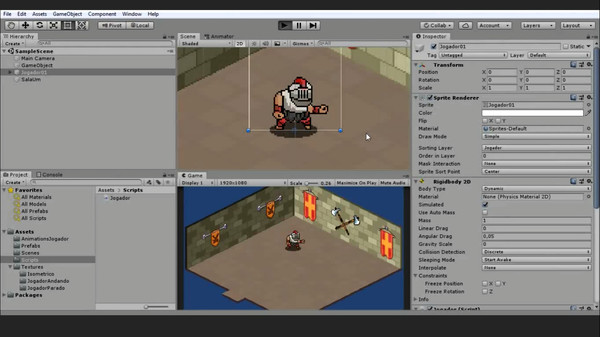 скриншот Teaching How to Create Video Games: 2D Isometric Games in Unity + C# - Chapter 01 0
