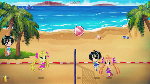 скриншот Chibi Volleyball 4