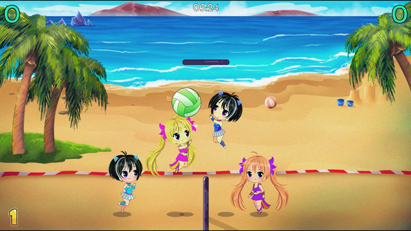скриншот Chibi Volleyball 3