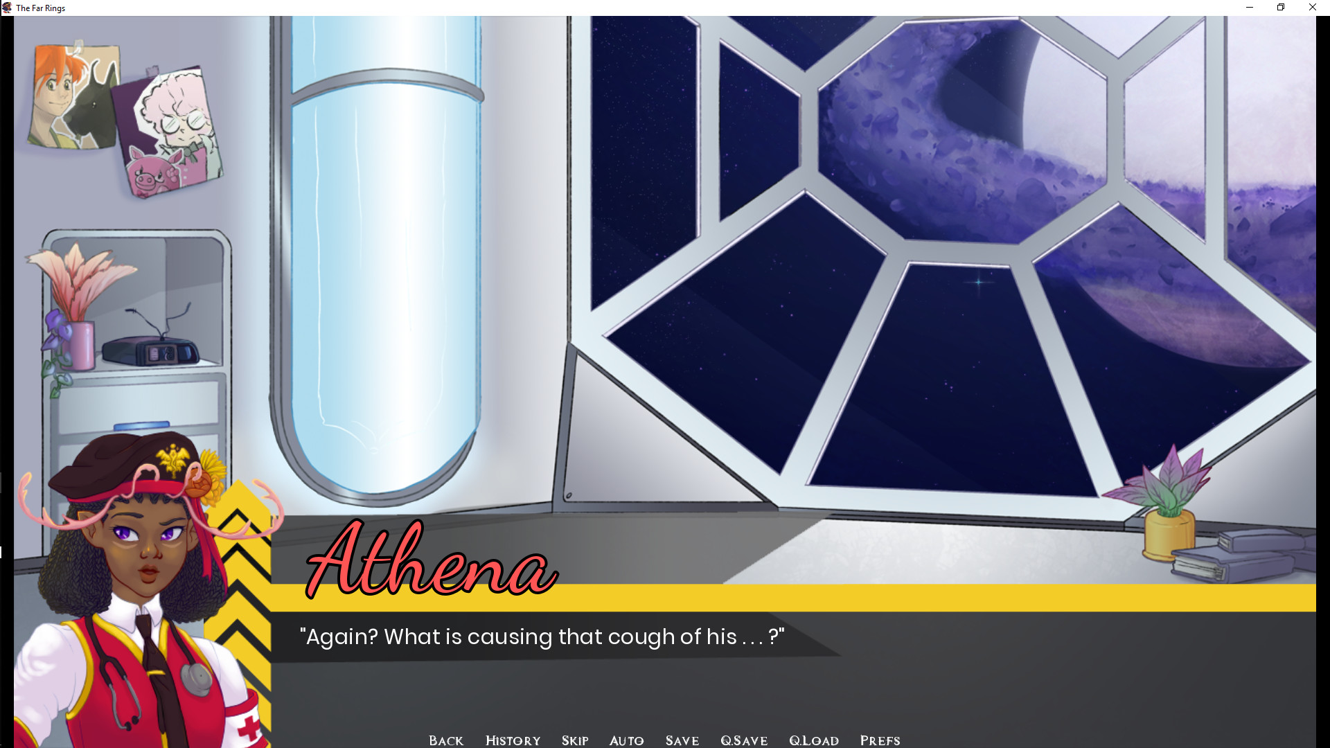 The Far Rings: A Space Opera Visual Novella Featured Screenshot #1