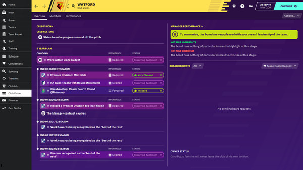 скриншот Football Manager 2020 Touch 5