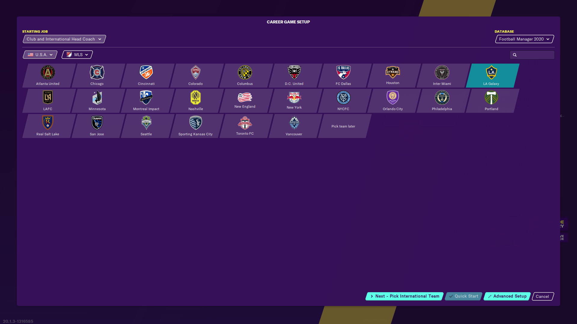 Football Manager 2020 Touch - National Management Featured Screenshot #1