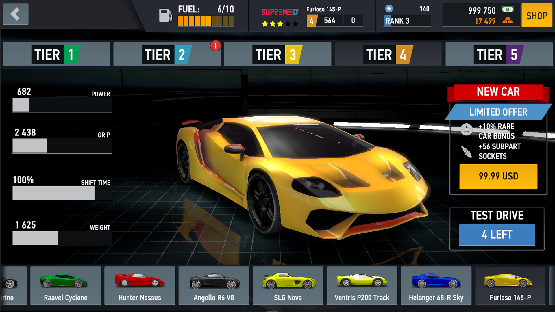 Top Speed Racing 3D - Jogo Grátis Online