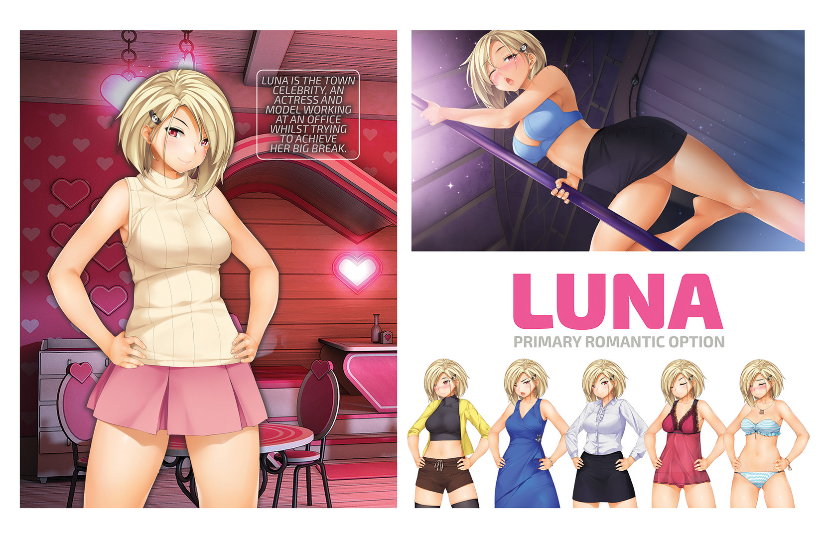 Love in the Limelight - Artbook screenshot screenshot 2
