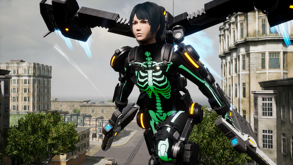 скриншот EARTH DEFENSE FORCE: IRON RAIN - Creation parts: Skeleton Costume Bundle 0