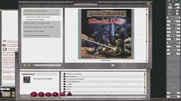 Fantasy Grounds - D&D Classics: The Sword of the Dales (2E)