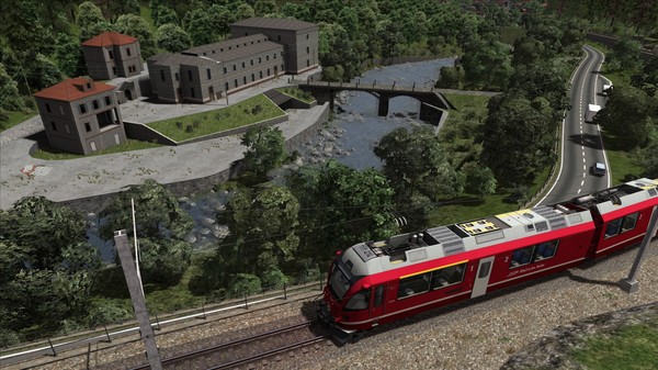 Train Simulator: Bernina Line: Poschiavo - Tirano Route Add-On for steam Train Simulator: Bernina Line: Poschiavo - Tirano Route Add-On for steam