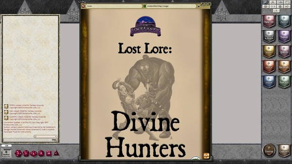 скриншот Fantasy Grounds - Lost Lore: Divine Hunters (PFRPG) 0