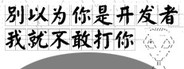 别以为你是开发者我就不敢打你