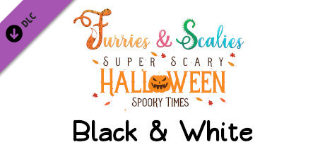 Furries & Scalies: Super Scary Halloween Spooky Times: Black & White banner image