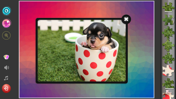 скриншот Puppy - Classic Jigsaw Puzzles 0