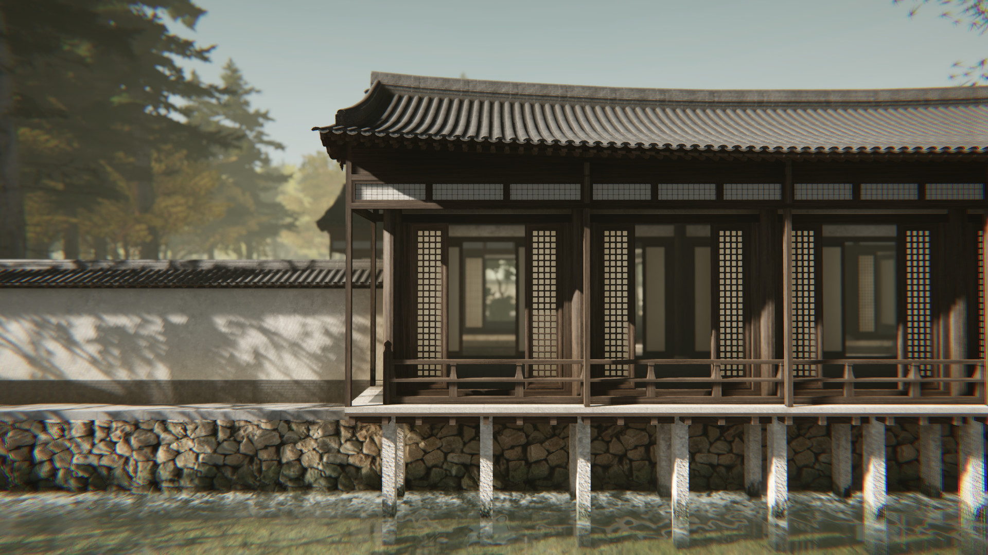 四景山水圖．秋景 Landscapes of the Four Seasons screenshot 1