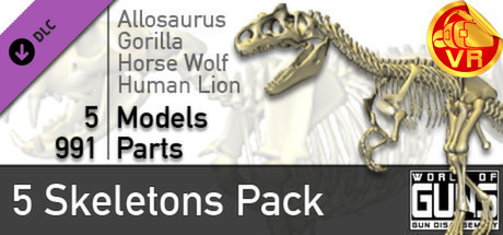 World of Guns VR: 5 Skeletons Pack banner image