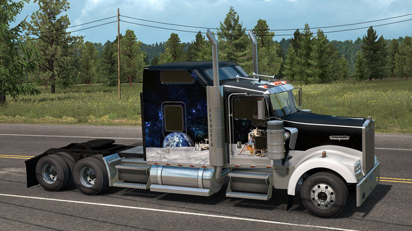 скриншот American Truck Simulator - Space Paint Jobs Pack 2