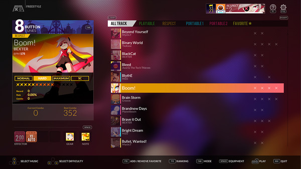 скриншот DJMAX RESPECT V - EXCLUSIVE GEAR PACK 4