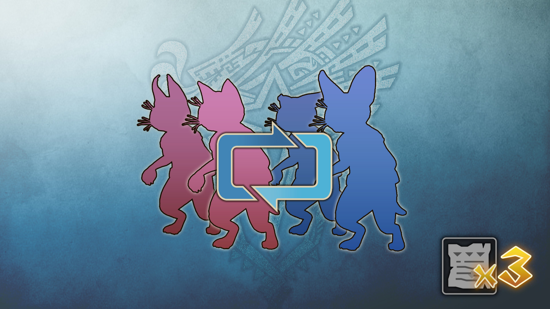 Monster Hunter: World - Palico Edit Voucher: Three-Voucher Pack #0
