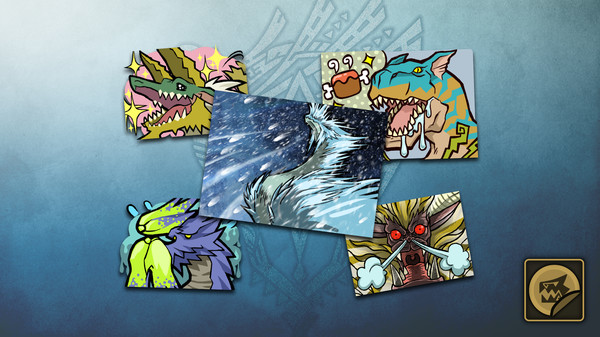 скриншот Monster Hunter World: Iceborne - MHW:I Sticker Set: Iceborne Monsters Set 0
