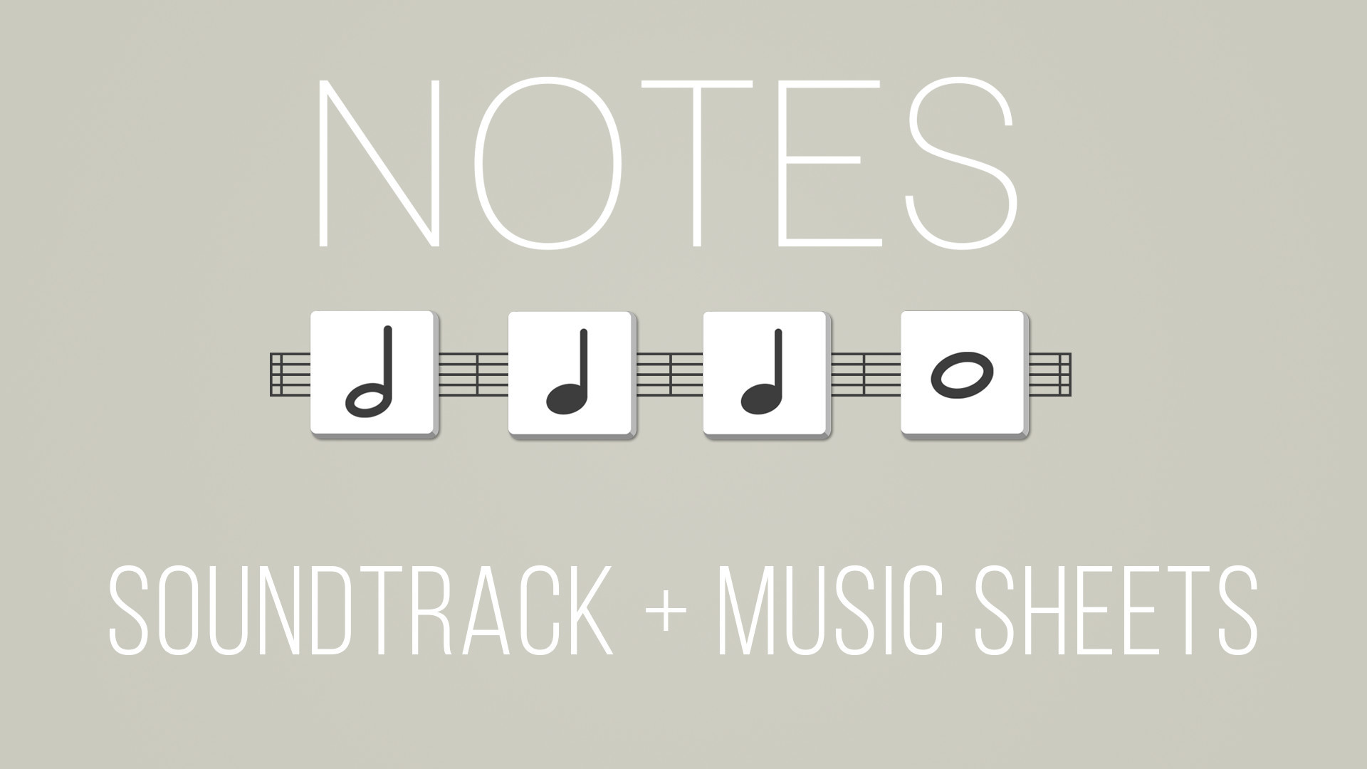 NOTES - Soundtrack + Music Sheets в Steam