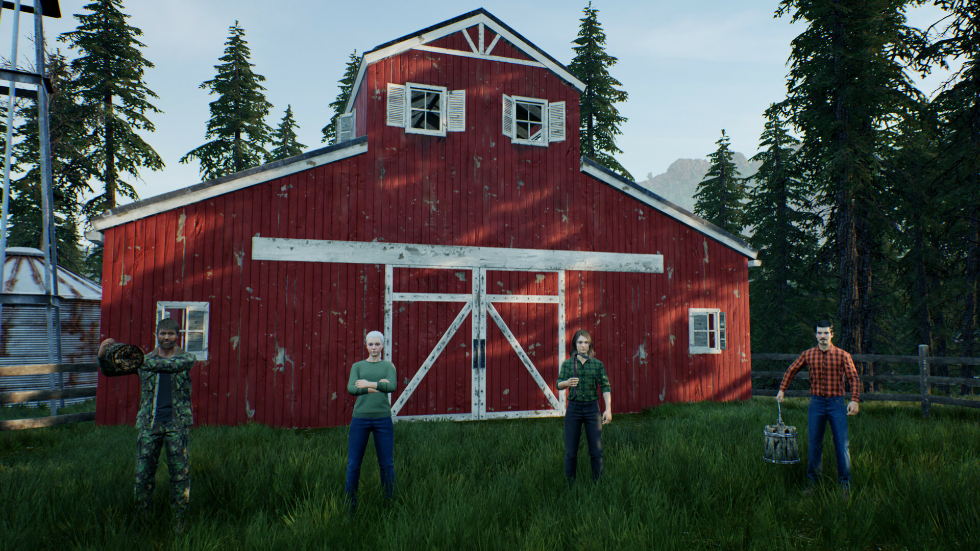 Ranch Simulator - Build, Farm, Hunt - First Few Mins Gameplay
