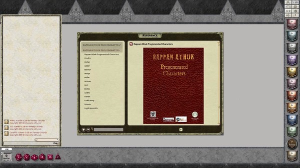 скриншот Fantasy Grounds - Rappan Athuk – Pregenerated Characters (PFRPG) 2