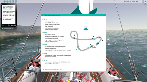 скриншот eSail - Man Overboard 5