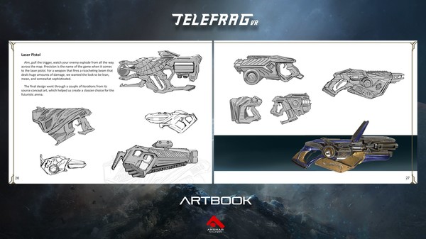 скриншот Telefrag VR - Digital Artbook 4