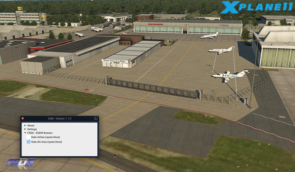 скриншот X-Plane 11 - Add-on: FSDG - Bremen XP 2