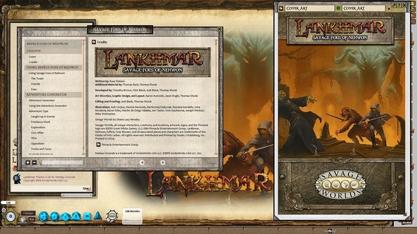 скриншот Fantasy Grounds - Lankhmar: Savage Foes of Nehwon (Savage Worlds) 0