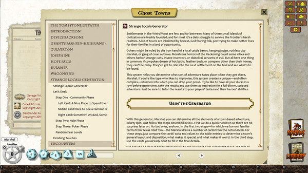 Fantasy Grounds - Deadlands Reloaded: Ghost Towns (Savage Worlds)