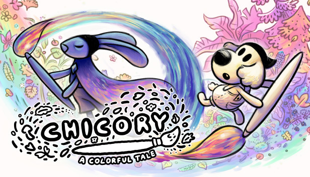 Imagen de la cápsula de "Chicory: A Colorful Tale" que utilizó RoboStreamer para las transmisiones en Steam