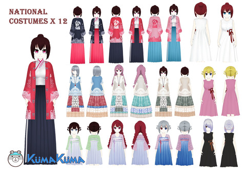 скриншот KumaKuma – National Costumes 3