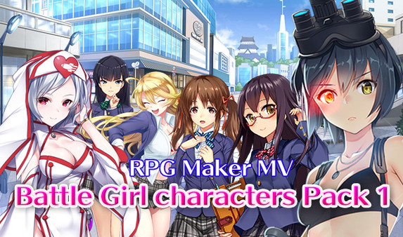 скриншот RPG Maker MV - Battle Girl characters Pack 1 0