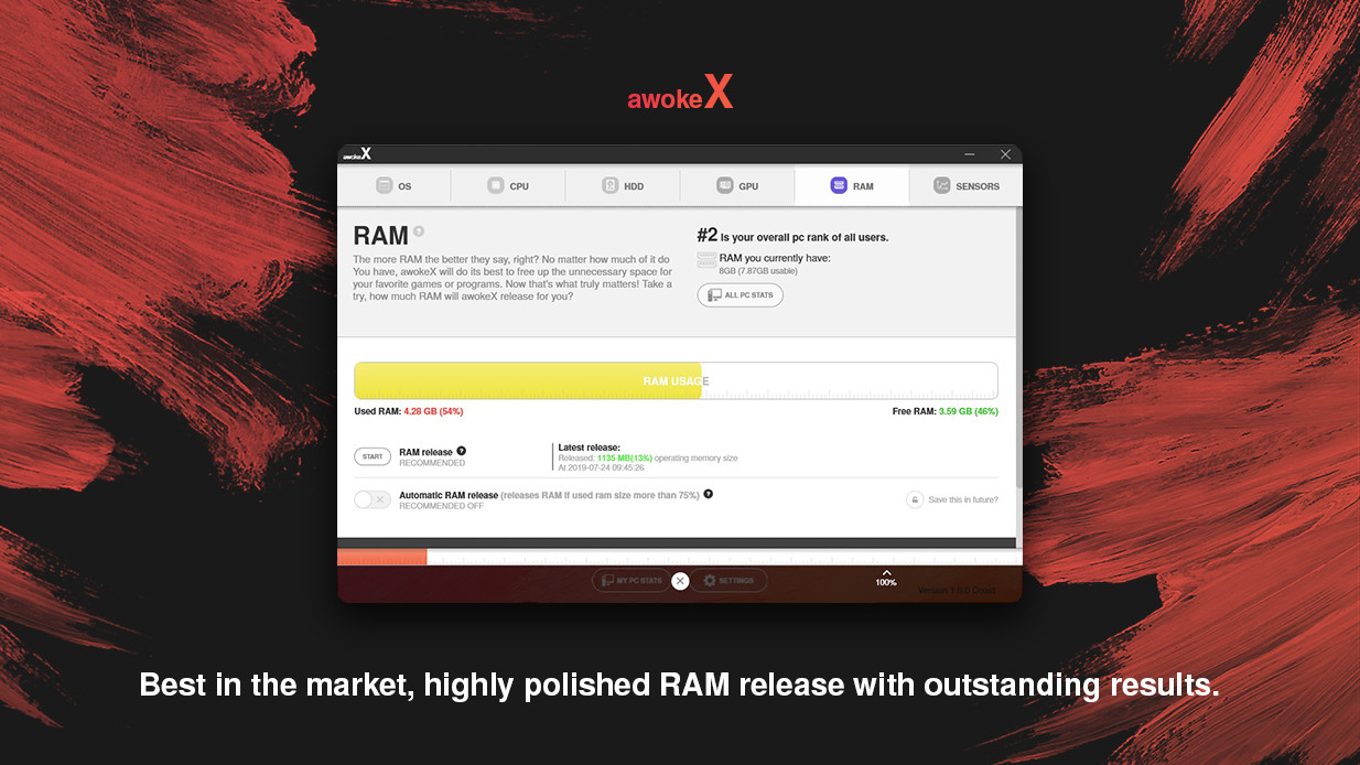 awokeX - PC performance booster #9