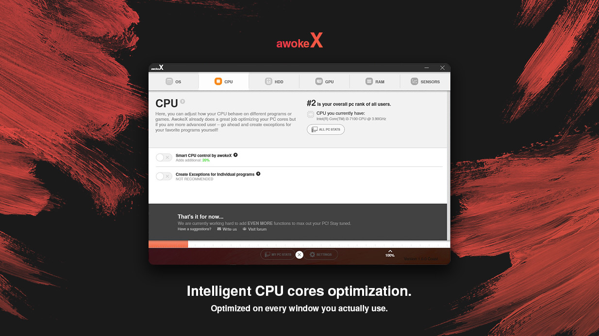 awokeX - PC performance booster #5