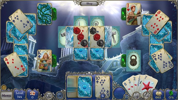 скриншот Jewel Match Atlantis Solitaire - Collector's Edition 3